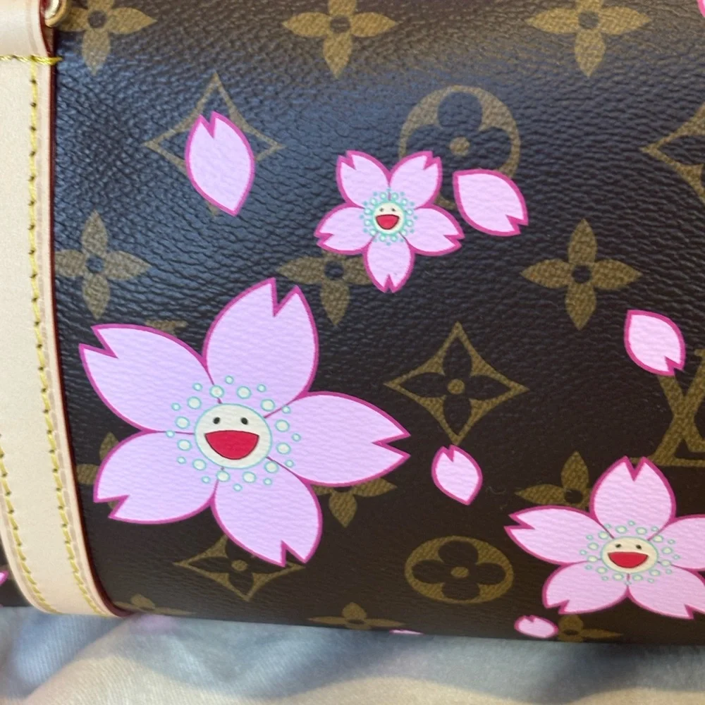** SOLD** Louis Vuitton x Murakami 2025 Cherry Blossom Monogram Papillon Handbag - Picture 13 of 13